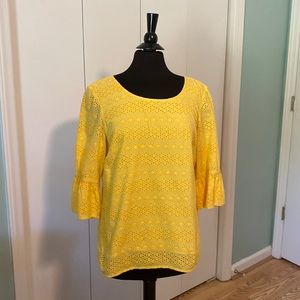 Lace top-3/4 sleeves